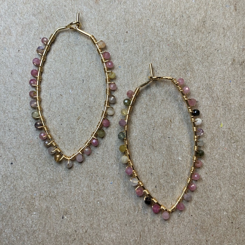 🌈 Stunning Rainbow Jasper Handcrafted Earrings 🌟